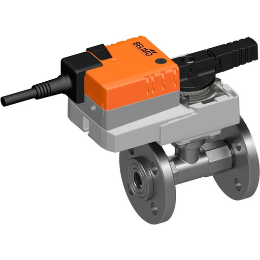[V3FPN] Belimo Charakterisierte Ventil DN15 Flansch Kvs0.63 24VAC/DC 90s 2-10V 10Nm IP54 Anschlussschutz R6015RP63-B1/NR24A-SR-TP