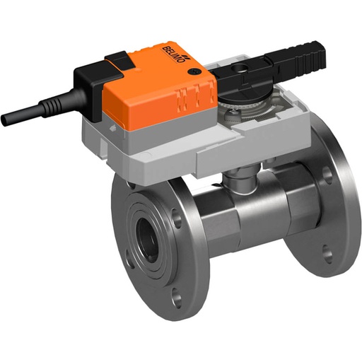 [V3G6F] Belimo Ball Valve DN32 Flange Kvs32 24VAC/DC 90s 2/3-point 20Nm IP54 R6032R-B3/SR24A