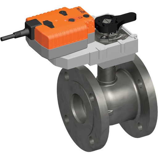 [V3GDW] Belimo Válvula Modulante DN65 Brida Kvs63 24VAC/DC Prueba De Fallos NC/NO 150s 0-10V 40Nm IP54 R6065W63-S8/GRK24A-SZ-5