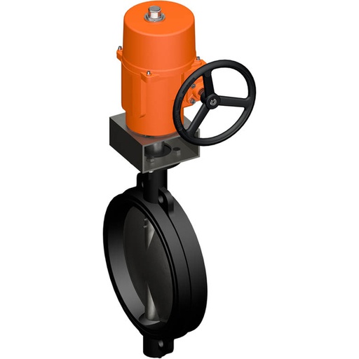 [V3HF2] Belimo Butterfly Valve DN450/PN16 Wafer 120-240VAC/DC Modulating GGG40 EPDM IP67 ISO 5211 MFT Terminals 55s 1500Nm D6450N/SY8-230A-MF-T