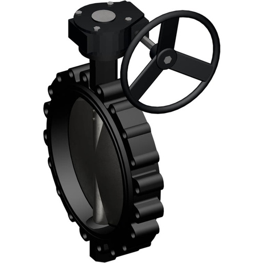 [V3HFT] Belimo Válvula Mariposa DN600/PN16 Lug GGG40 EPDM Engranaje Helicoidal D6600NL/ZD6N-S600