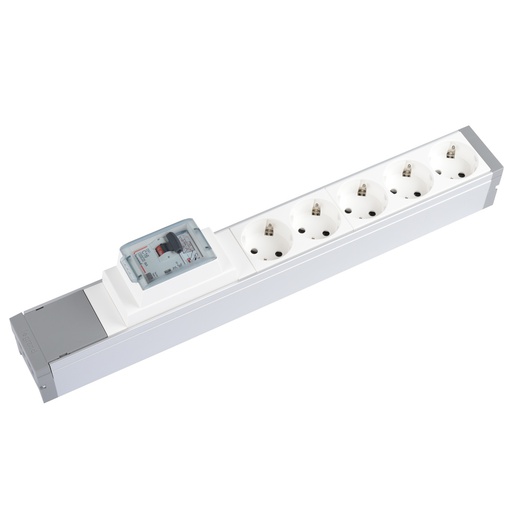 [E3DK8] Legrand Enchufe De Mesa Con 5 Tomas E Interruptor De Fuga - 073424