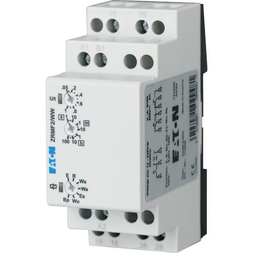 [E3DR2] Eaton ZRMF2 Multi-Function Timing Relay 2W Contact - 110408