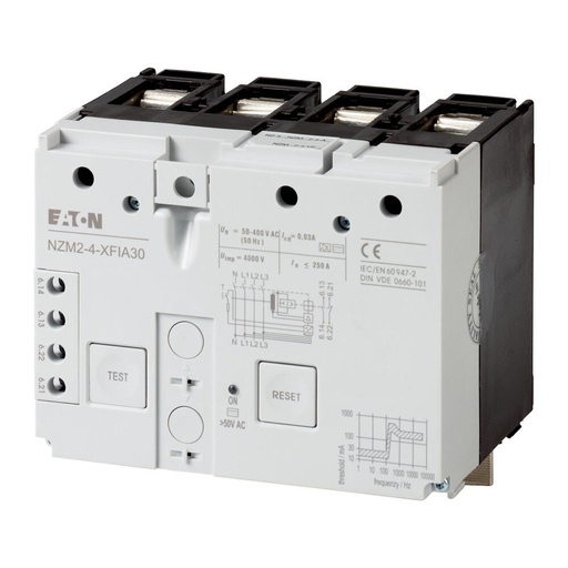 [E3F82] Eaton AC/DC Sensitive Earth Fault Release 30mA NZM2 4P - 292345