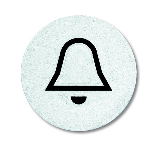 [E3FAU] ABB Busch-Jaeger Transparent Bell Symbol Relief - 2CKA001714A0296
