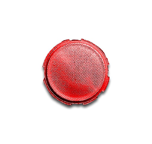 [E3FC5] ABB Busch-Jaeger Placa de cubierta de lente roja 1557-12 Alpha - 2CKA001565A0142