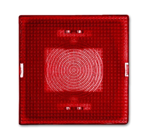 [E3FDB] ABB Busch-Jaeger Lichtsignal mit roter Linse IP44 Allwetter - 2CKA001565A0209