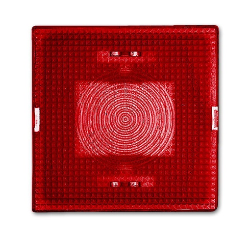 [E3FDB] ABB Busch-Jaeger Red Lens Light Signal IP44 All Weather - 2CKA001565A0209