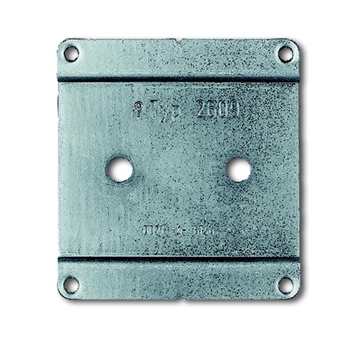 [E3FE3] ABB Busch-Jaeger 1V Metal Mounting Plate for Ocean/WS/WD - 2CKA001716A0042