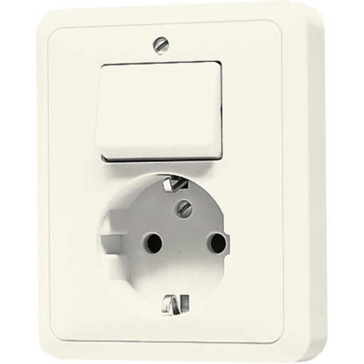 [E3FF7] Jung Combination Switch ST550 White With R/A - 5576EU