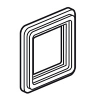 [E3FUY] Legrand Soliroc Mosaic Adapter 2 Module Without Cover - 077881