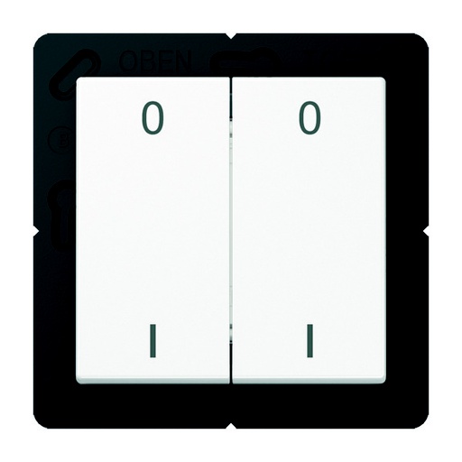 [E3GA3] Jung EnO Wireless Wall Transmitter AS500 A White 4K Symbols - ENOA595-01WW