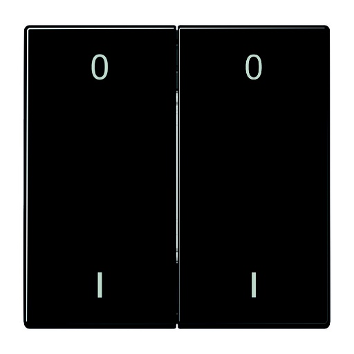 [E3GBH] Transmisor inalámbrico de pared negro de 4 canales LS990 de Jung Eno - ENOLS995-01SW