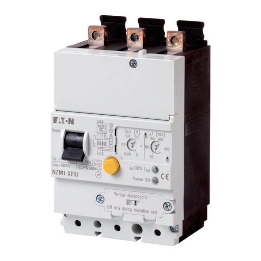 [E3GBP] Eaton Earth-Fault Release NZM1-XFIU 003-3A 3P Bottom - 104611