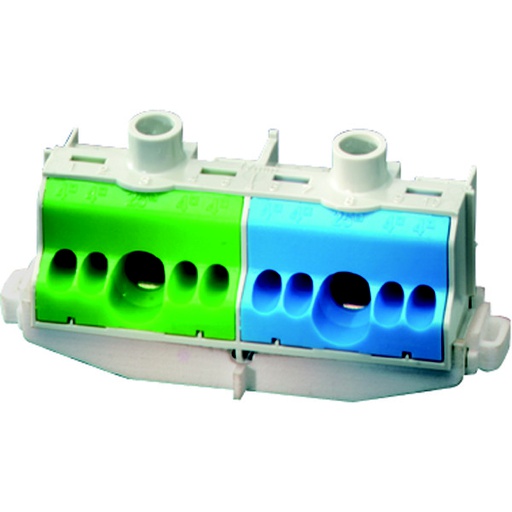 [E3GY2] Hensel PE et N Montage par collier avec rail DIN - FC PN 10