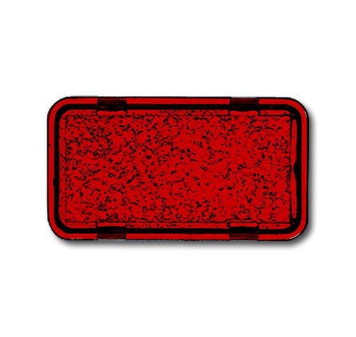 [E3H52] ABB Busch-Jaeger Red Lens Cover WIP 2106 IP44 - 2CKA001714A0294