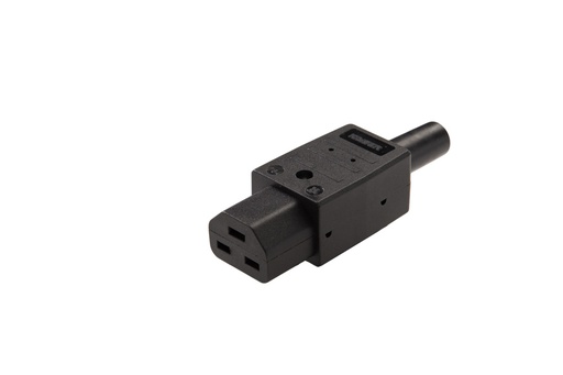 [E3H5P] Martin Kaiser MK IEC Socket C21 155 Degree 16 Amp Black - 764/SW