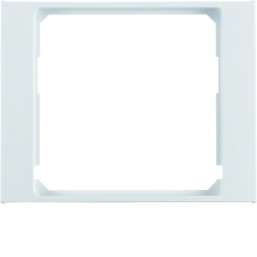 [E3H6R] Hager Berker K.1 Central Plate Intermediate Ring Glossy White - 11087009