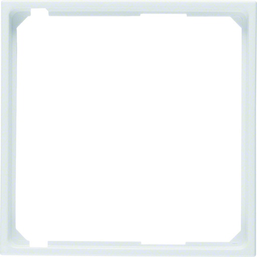 [E3H6U] Anneau intermédiaire pour plaque centrale blanc polaire mat - 11091909