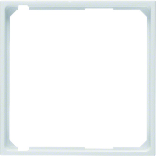 [E3H6X] Anneau intermédiaire pour plaque centrale blanc polaire brillant - 11098989