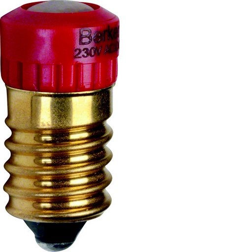 [E3H7X] Hager Berker Lámpara LED E14 Control Luz Roja 230V 4.2MA - 167901