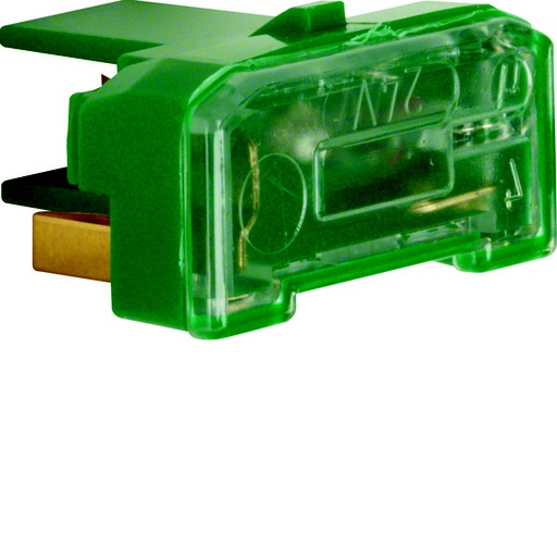 [E3H7N] Hager Berker Green Glow Lamp Element With N-Terminal Base Unit - 167601