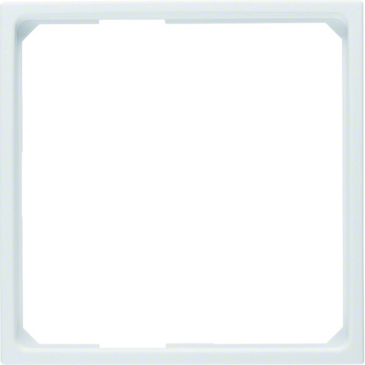 [E3H75] Hager Berker Anneau d'adaptation pour pièce centrale 50x50mm blanc mat - 11091919