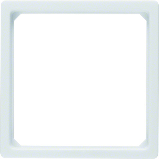 [E3H76] Hager Berker Anillo Adaptador Para Placa Central 50x50mm Blanco Polar - 11096079