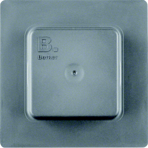 [E3H8P] Hager Berker Protective Cover For Schuko Sockets And Switches Grey - 1849