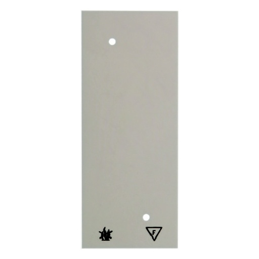 [E3H8U] Hager Berker 3-Gang Self-Extinguishing Surface-Mounted Base Plate White - 1055