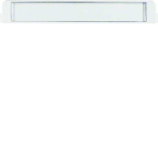 [E3HAN] Hager Berker Campo de Texto Para Sistema de Placa Central Blanco Polar - 19050069