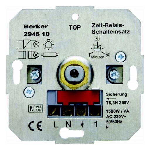 [E3HAR] Hager Berker Timer Relais Schakelaar Element Huis Elektronica - 294810