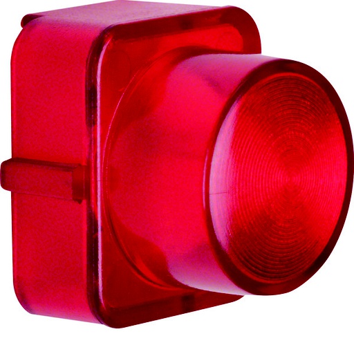 [E3H9V] Hager Berker Lentille Rouge Transparente Pour E10 Bouton Poussoir Signal Lumineux - 1222