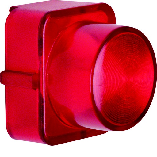 [E3H9V] Hager Berker Red Transparent Lens For E10 Push Button Light Signal - 1222