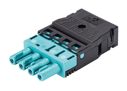 [E3JNG] Wieland Gesis Classic Conector 4P Hembra Abrazadera de resorte - 92.943.0453.0