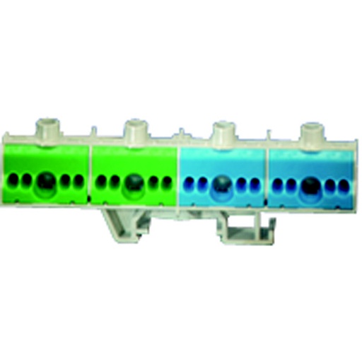 [E3JPT] Hensel PE And Null Insertion Clamp With DIN Rail - Multiple Colors - FC PN 20