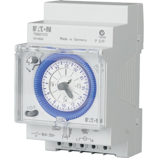 [E3K45] Eaton Analog Time Switch 24H 1 Changeover Day Synchronous - 167391