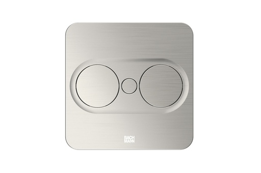 [E3MQN] Bach Twist2 2x230V Square Stainless Steel with Assembly Plug (European Socket) - 946.001
