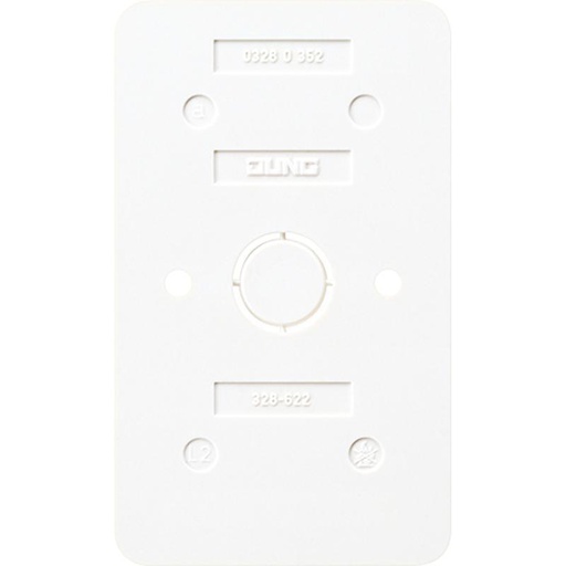 [E3MS7] Jung AP600 Alpine White Base Plate - 328-622WW