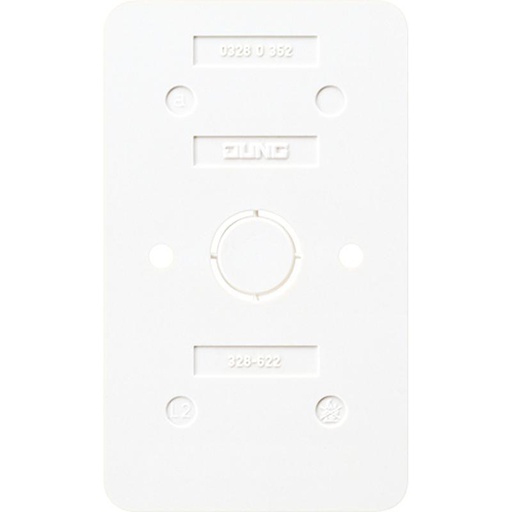[E3MS7] Jung AP600 Alpine White Base Plate - 328-622WW