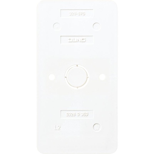 [E3MS8] Jung AP600 Baseplate Alpine White - 328-676WW