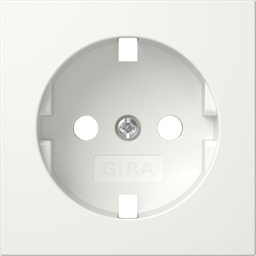 [E3MSD] Gira System 55 Placa cubreenchufes blanca - 492003