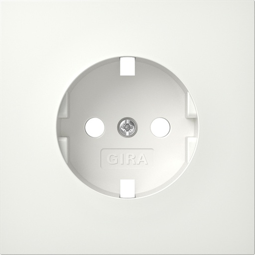 [E3MT4] Gira F100 White Schuko Socket Cover - 4920112