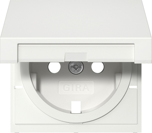 [E3MTS] Gira Schuko Socket HC SH System 55 Pure White - 494203