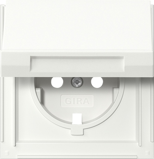 [E3MTJ] Gira Couvercle Prise Schuko TX44 Blanc pur - 492266