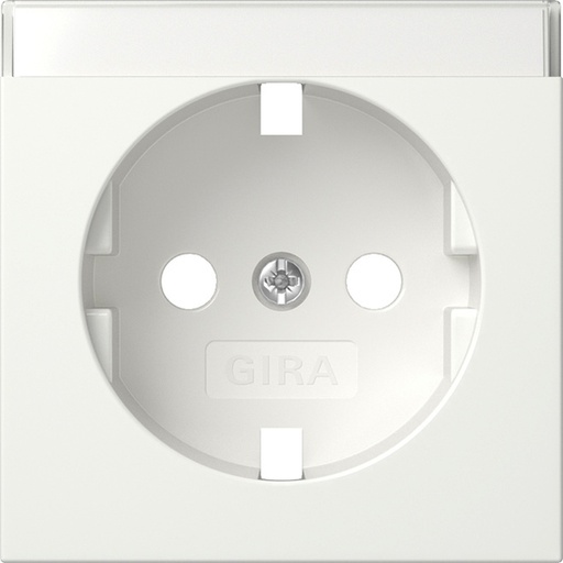 [E3MTV] Gira Inset Schuko Socket System 55 Pure White - 494703