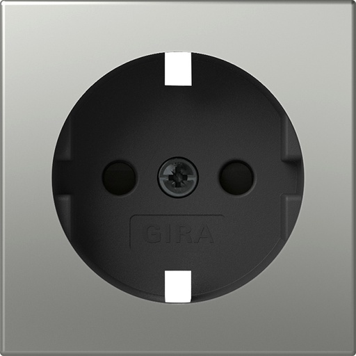 [E3MTE] Gira Shuko Socket System 55 Stainless Steel - 4921600