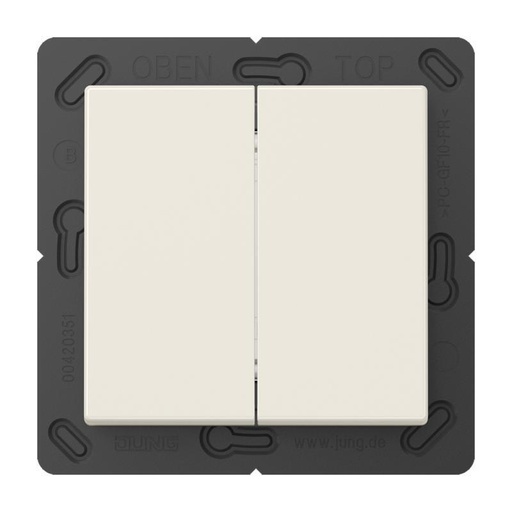 [E3MUV] Transmisor de pared Jung Hue A500 blanco de 4 canales - FOHA595