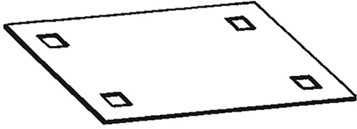 [E3NA8] ABB EH3 Bodemplaat DIN 1 Onderdeel EH3PE1EH - 4TBE843301C0100