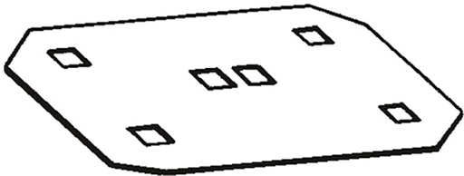 [E3NBM] ABB EH3GD Bottom Plate Component - 4TBE843658C0100